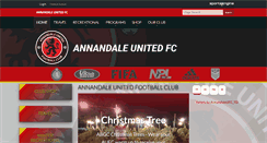 Desktop Screenshot of annandaleunitedfc.com