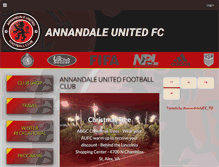 Tablet Screenshot of annandaleunitedfc.com